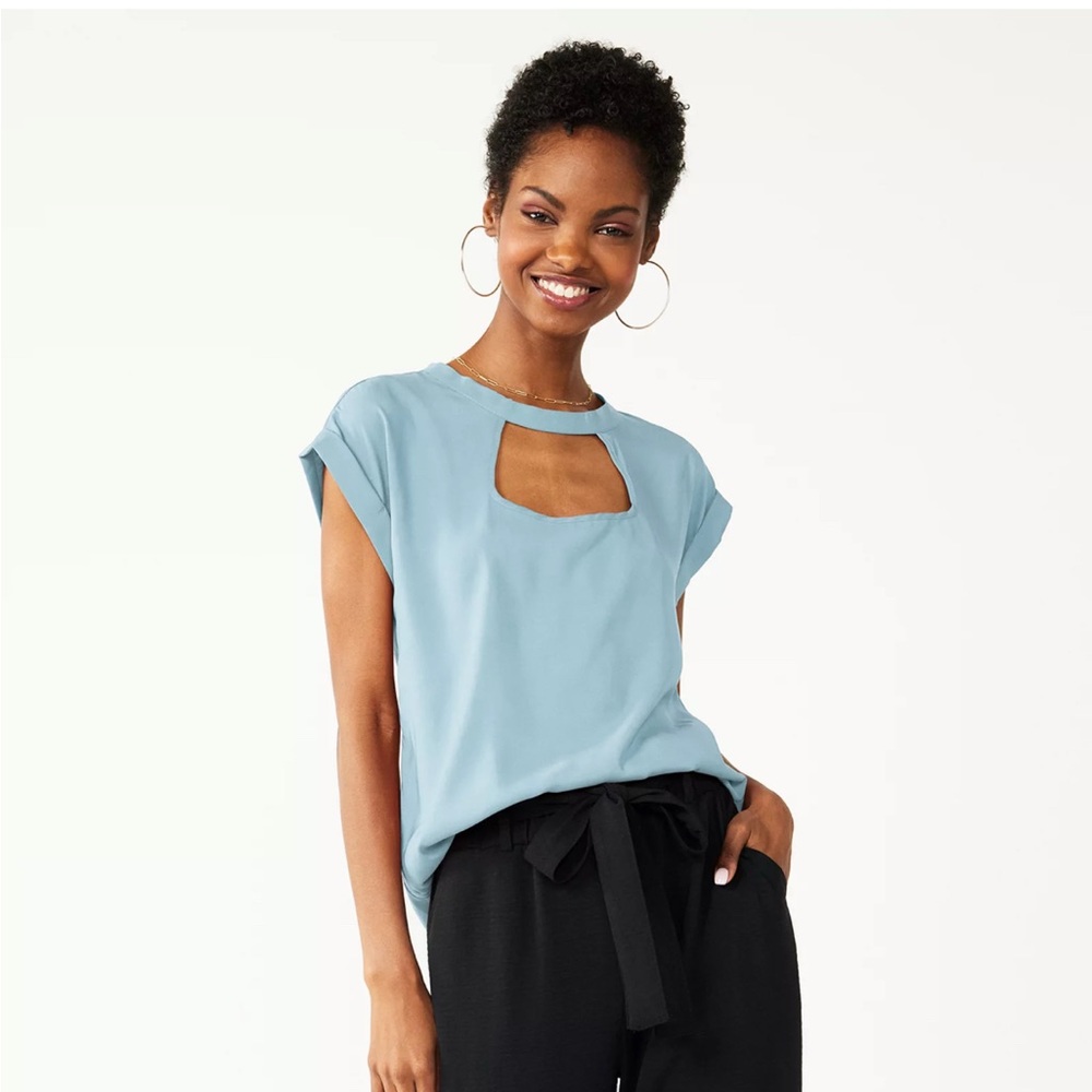 NWT SO Blue Women's Top